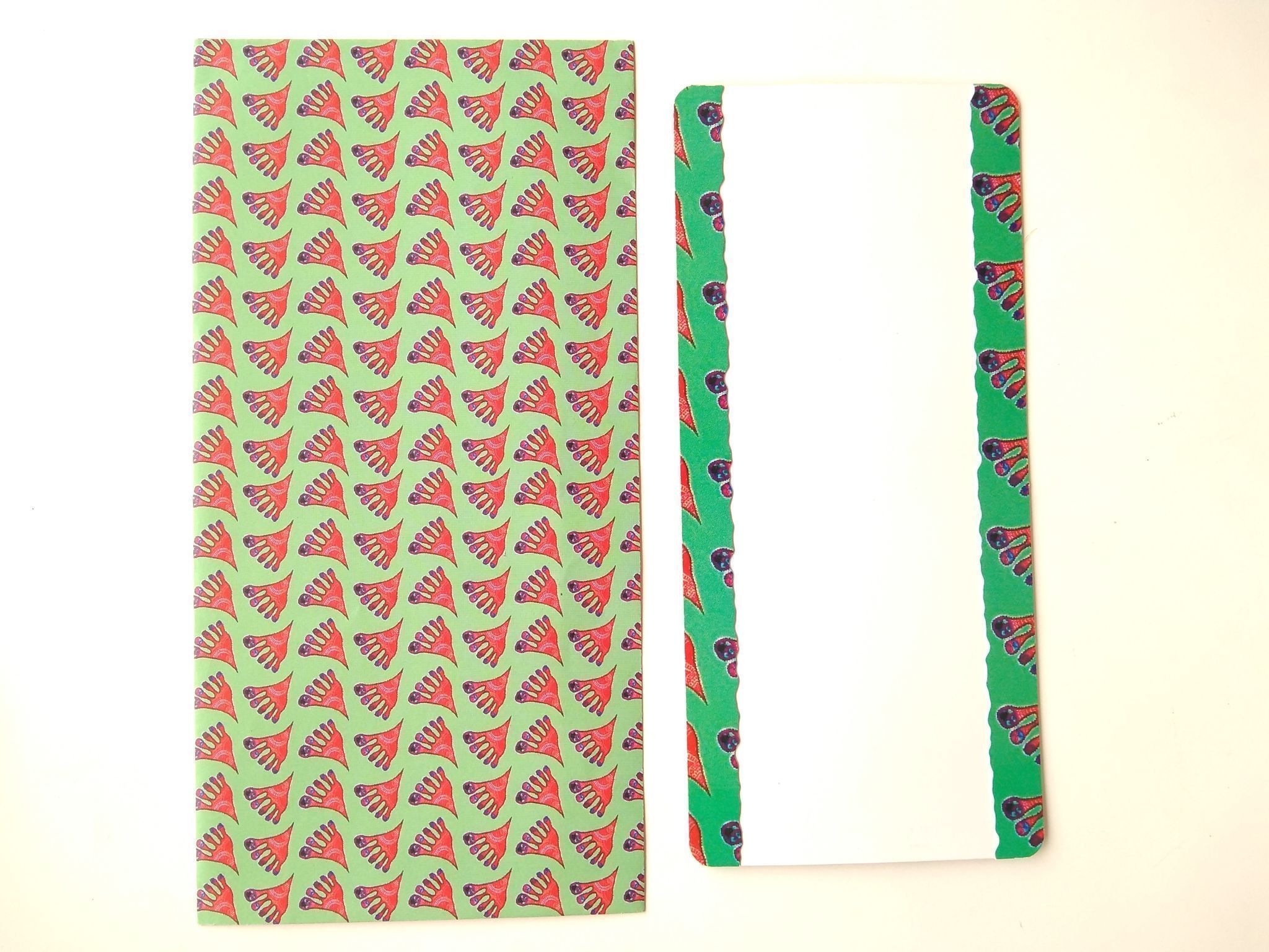 Lakshmi Padam Gift Envelopes and Card - light green