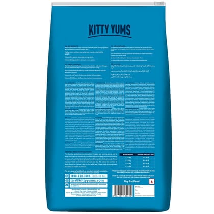 Kitty Yums Dry Persian Cat Food, Ocean Fish, 7kg