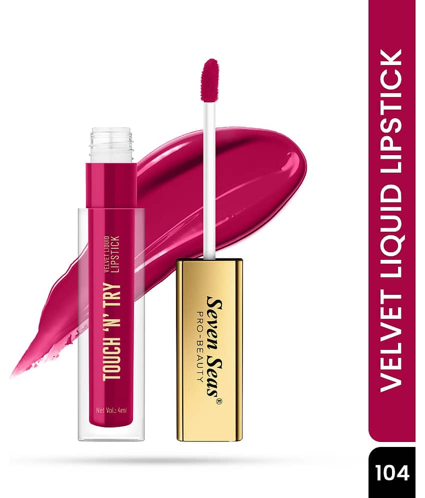 Seven Seas Longwear Raspberry Pink Matte Finish Lipstick, 4ml