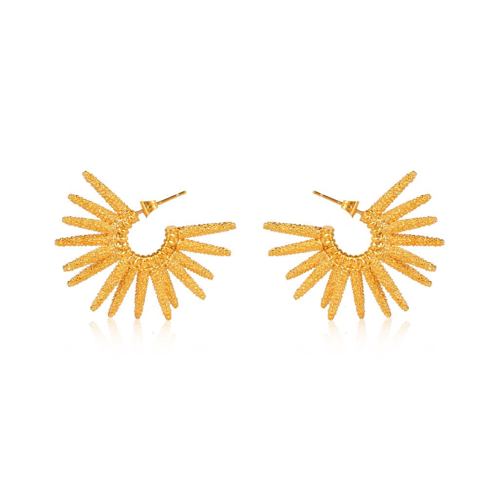 Solar 18K Gold Plated Earrings