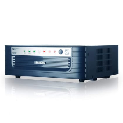 Luminous Eco Watt XL 1650 Rapid 12V Square Wave Inverter for Home, Office and Shops (Blue)