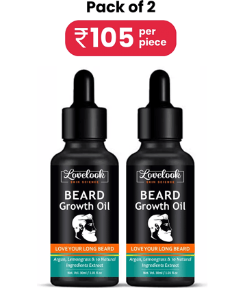 Lovelook - Promotes Beard Growth Bear Oil ( Pack of 2 )