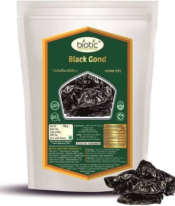 Biotic Black Gond - Black Gum - Gond Siyah - Vachellia nilotica 100 gm