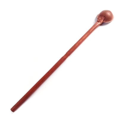 MAYAPURI Pure Copper Ghee Havan Spoon, Home Hata or Copper Havan Chamach