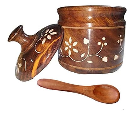 Wooden pickle 200ml container