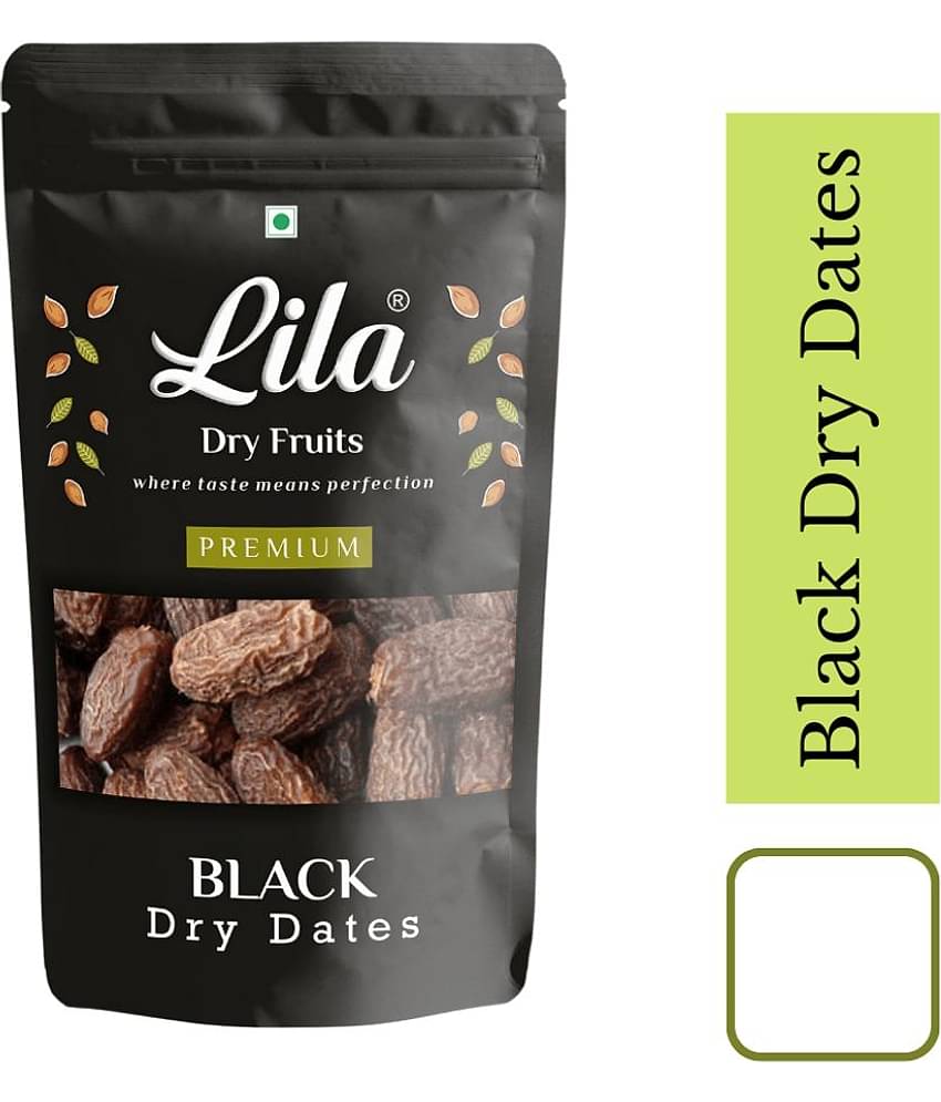 LILA DRY FRUITS Premium International Dates 500g Nutritious Natural Sweetener Kala Khajoor