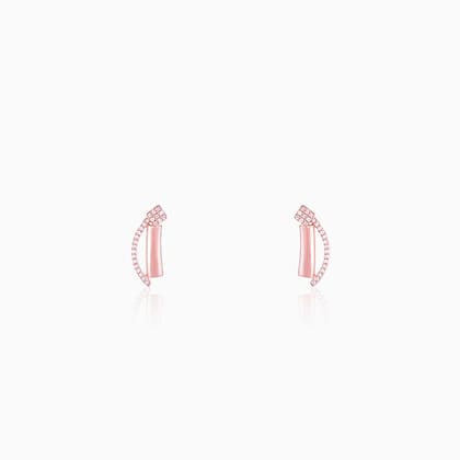 Rose Gold Hope And Happiness Earrings
