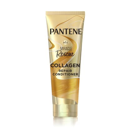 Pantene Miracle Rescue Collagen Conditioner|Damage Repair Conditioner Infused with Pro-V and Collagen for Frizzy, Dry and Damaged Hair|Helps Repairs 3 Months of Damage in 3 Minutes|200ml, 1 Count Pantene Miracle Rescue Collagen Conditioner|Damage Repair 