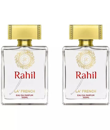 LA FRENCH Rahil Eau De Parfum (EDP) For Unisex 200ml ( Pack of 2 )
