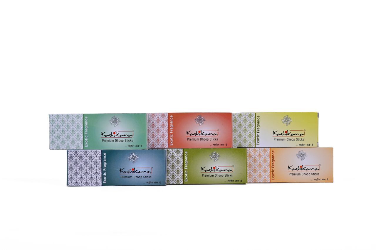 Kashikana Premium Dhoop Sticks 20sticks x6 Boxes