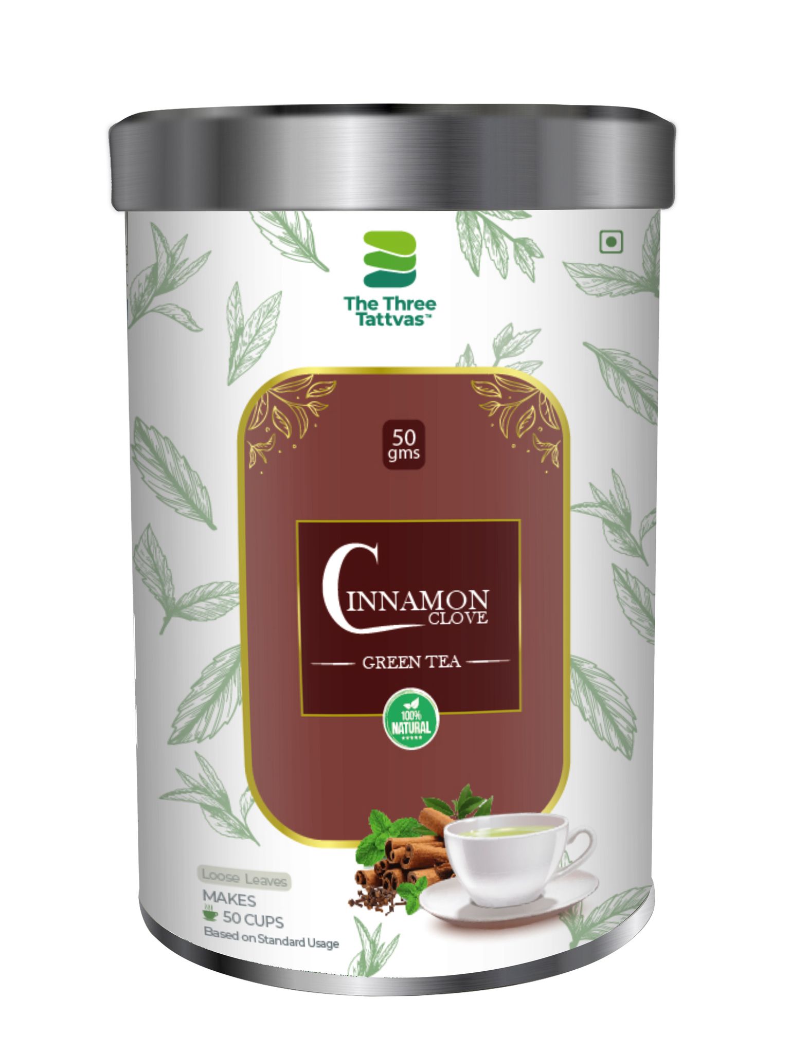 The Three Tattvas Cinnamon Clove Tea 50gms