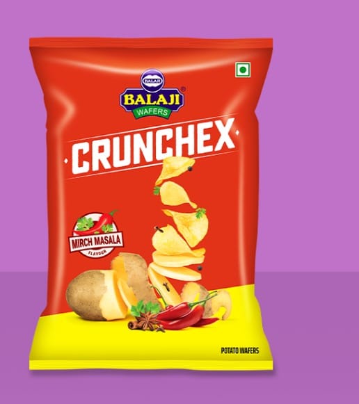 Balaji Crunchex Mirch Masala Wafers 30 G