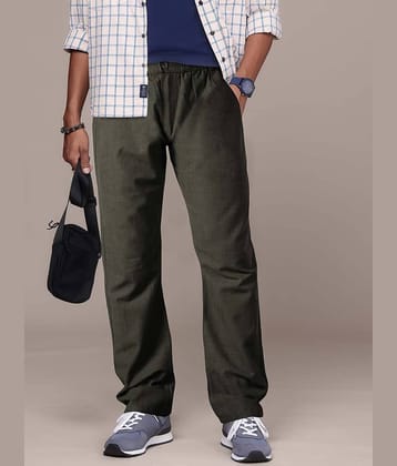 JB JUST BLACK Relax Men's Trouser - Dark Green ( Pack of 1 )