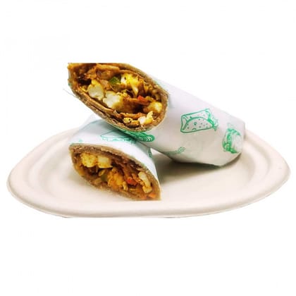 Paneer burrito (jowar & bajra)