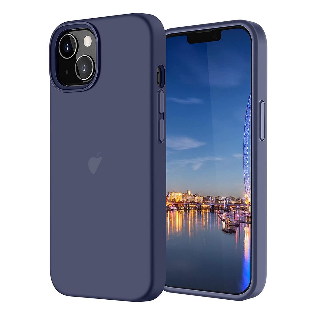 LIRAMARK Liquid Silicone Soft Back Cover Case for Apple iPhone 13 Mini (6.1 Inch)