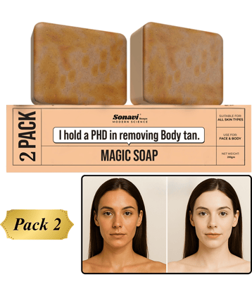 Sonavi Skin Whitening GHARSOAP Soap for All Skin Type ( Pack of 3 )