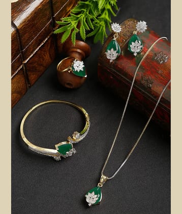 YOUBELLA Green Body Chain ( Pack of 1 )