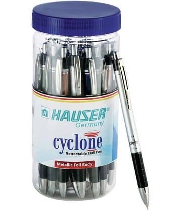 Hauser Cyclone Blue Ball Pen Pack Of 25