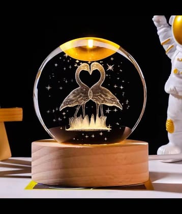 SHARUJA Gold Night Lamp ( Pack of 1 )