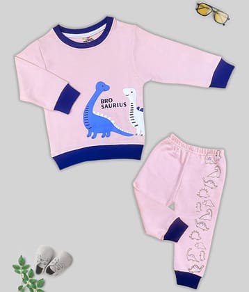 Kuchipoo Pack of 1 Baby Girls Cotton Blend T-Shirt & Trouser ( Multicolor )