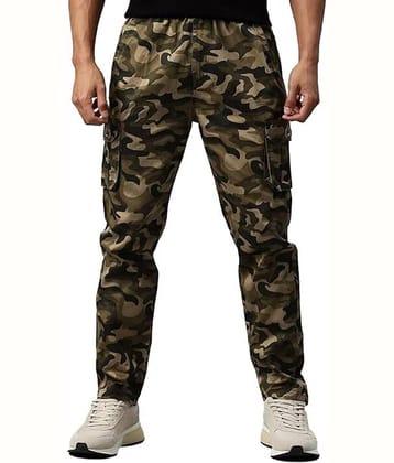 Reoutlook Regular Flat Men's Cargos - Green ( Pack of 1 )