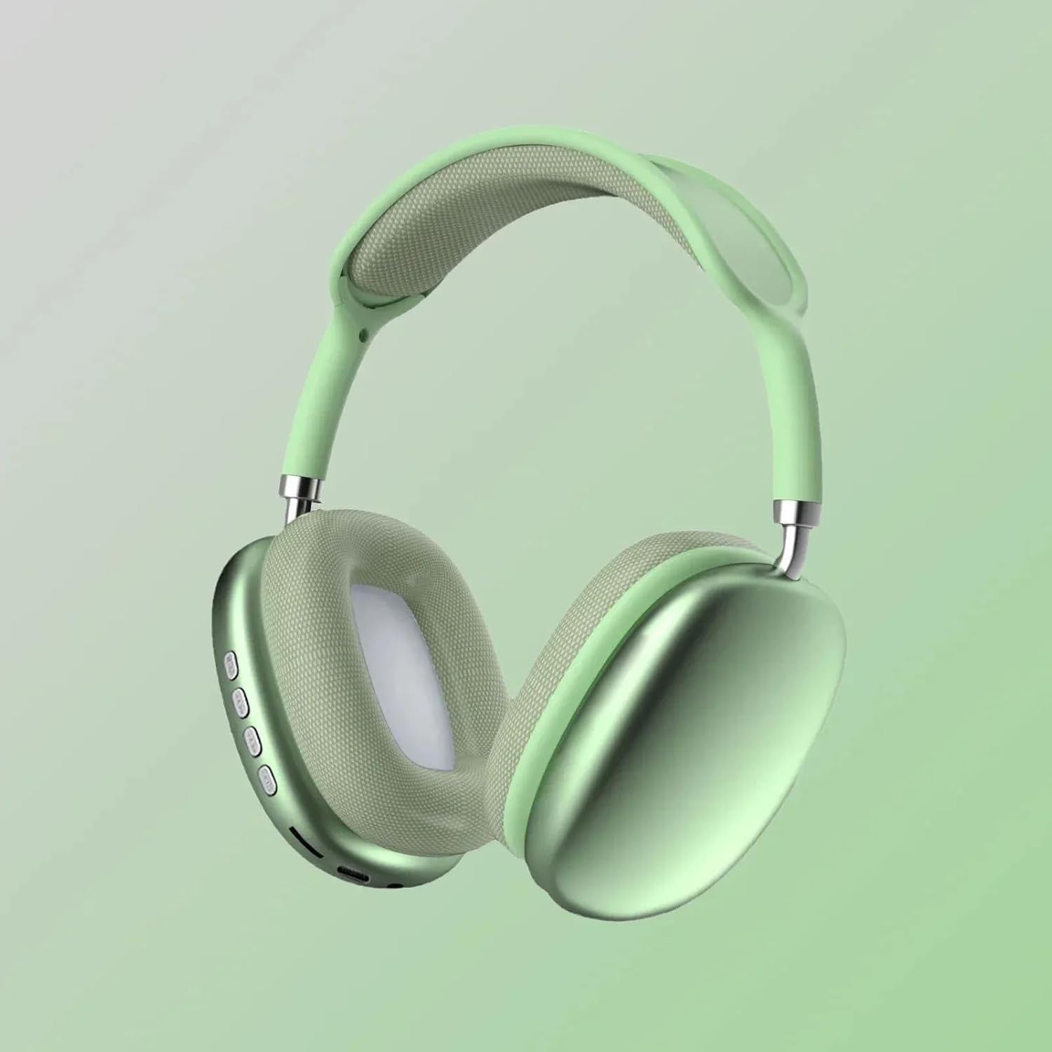 P9 Plus compatible On Ear Wireles Headphones Max Bluetooth Headset Color - Green