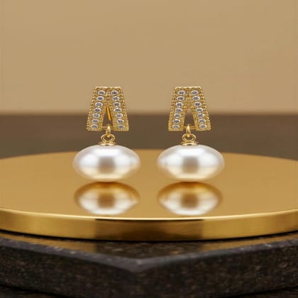 Elayne Pearl Aura Drops Earrings