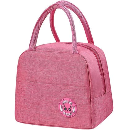 Lunch Bags Insulated For Office | Portable And Reusable (Pink), 1 liter