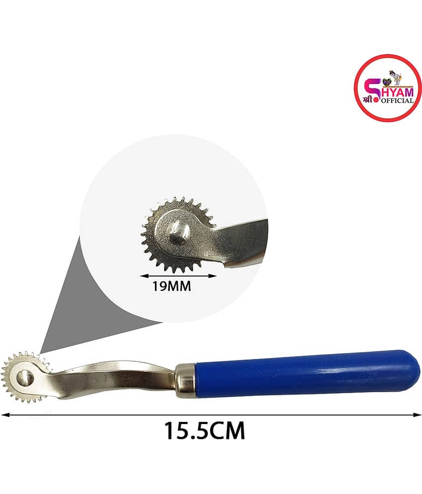 Shree Shyam™ 1 Pcs Tracing Wheel Sewing Tool, Plastic Handle Needle Point Tracing Wheel, Random Color Tracing Wheel Sewing Tool, Stitching Wheel Tool for Leathercraft, Tracing Wheel Sewing Tool
