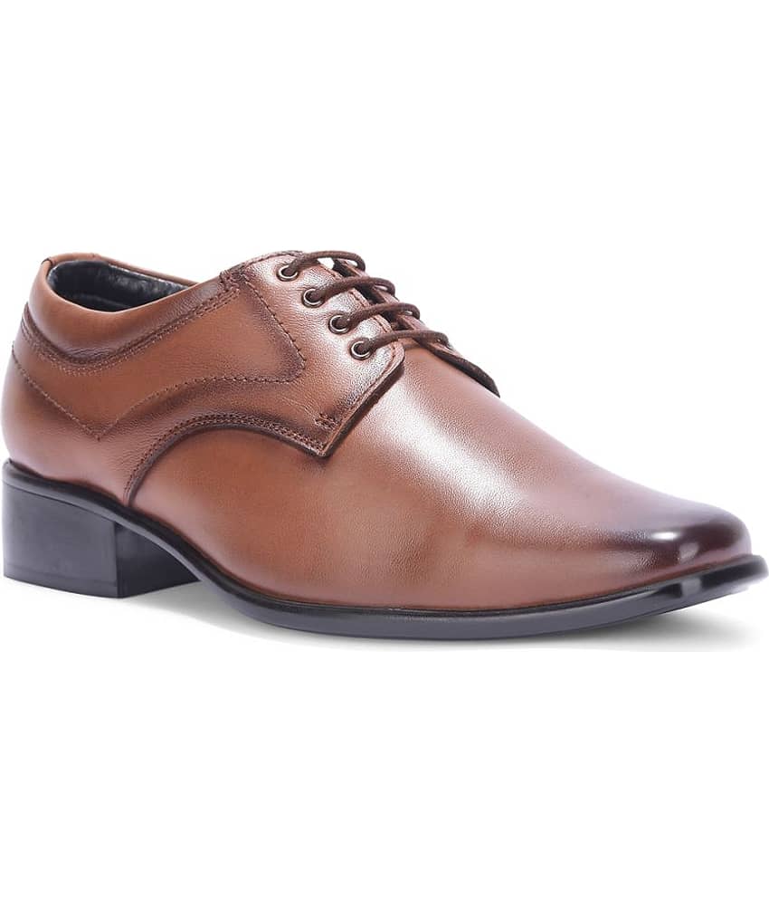 Liberty Brown Men's Derby Formal Shoes