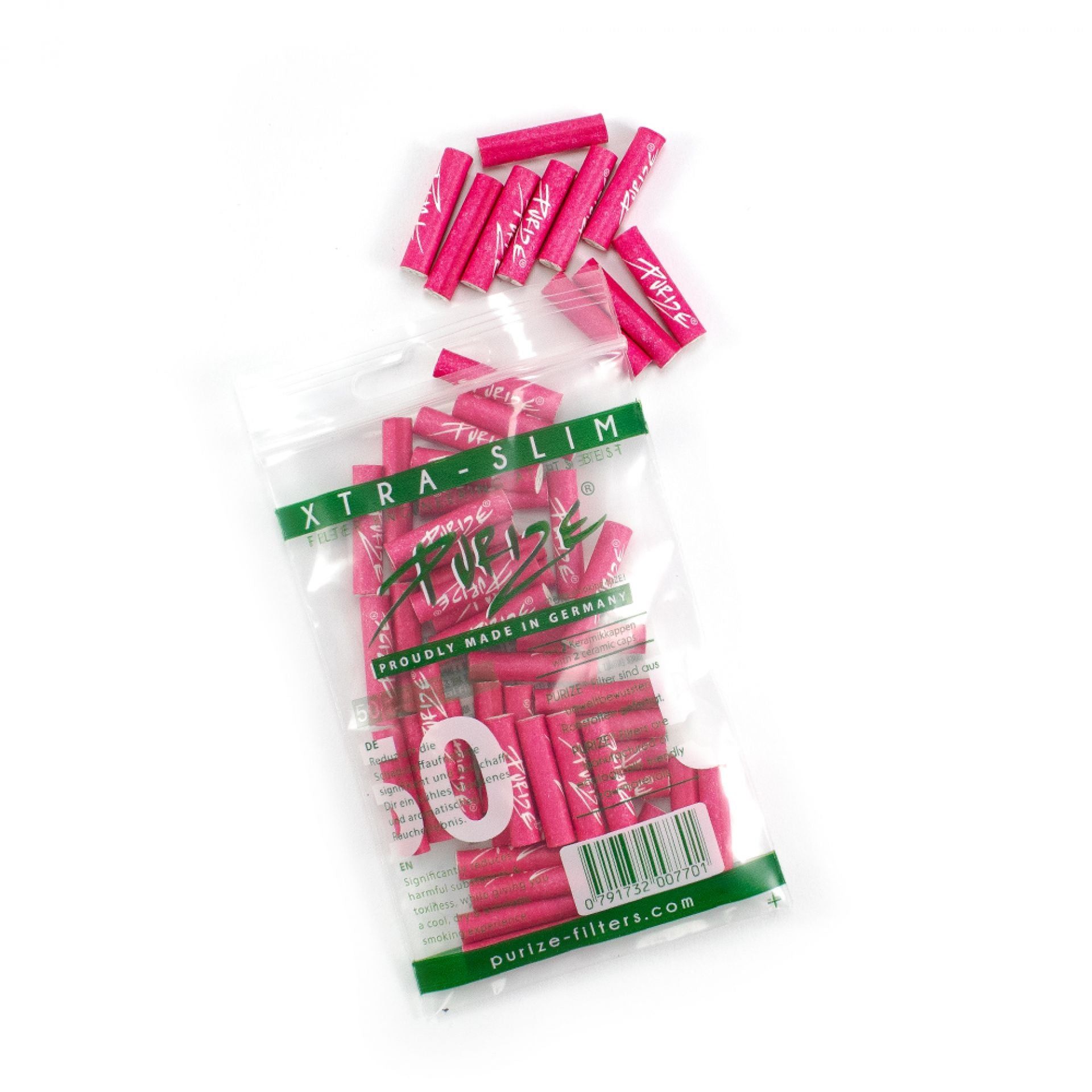 PURIZE XTRA Slim 6mm Filters - Pink