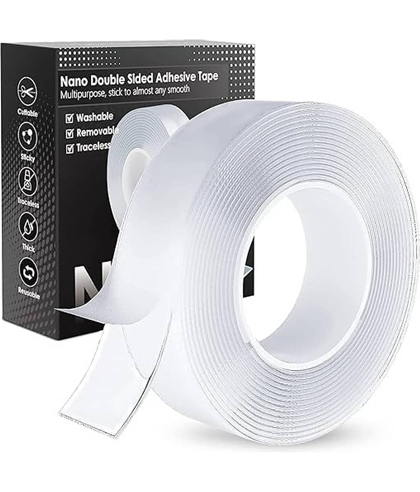 Eclet Transparent Double Sided Nano Tape ( Pack of 1 )