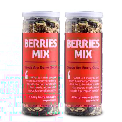 Omay Foods Berries Mix, 180 gm Jar (Pack of 2) - Trail Mix