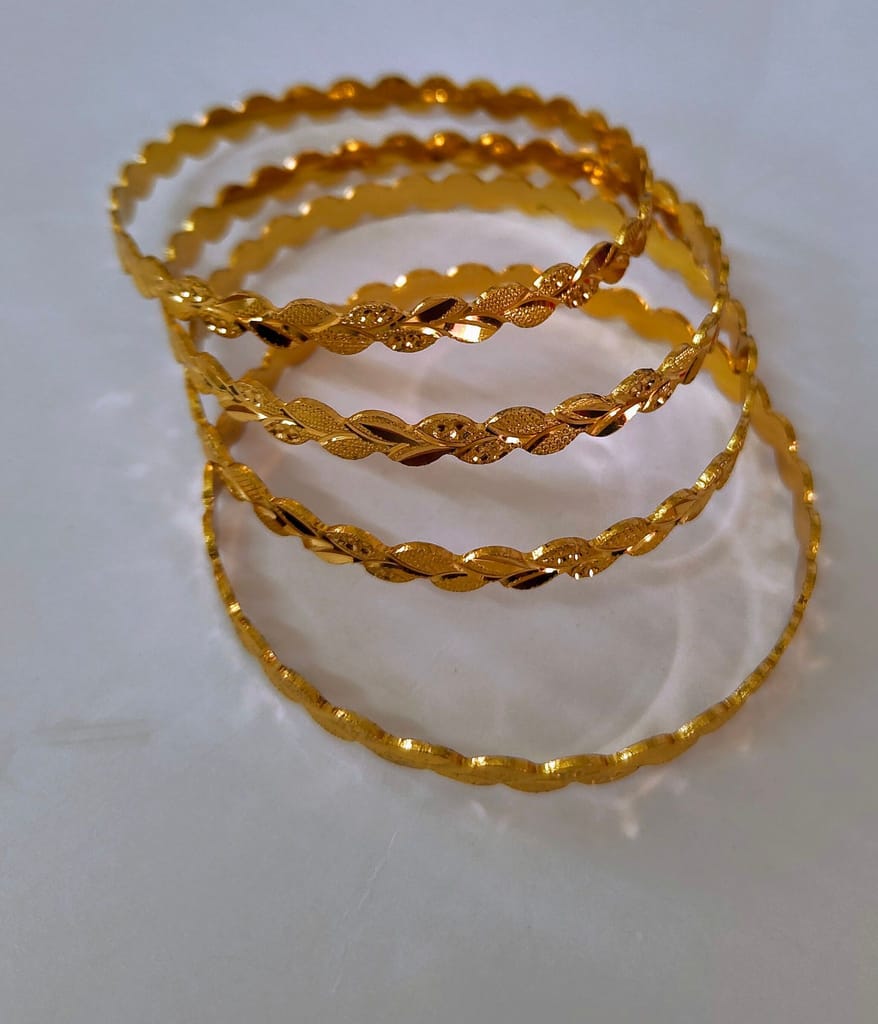 Gold plated Ring Bangles for Women