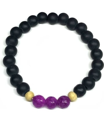 DAIVYA WELLNESS - Black Bracelet ( Pack of 1 )