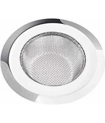 Shree Krishna Stainless Steel Sink Strainer/Jali (Size-2) Silver 3inch Steel Angle Cock