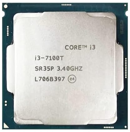 Intel Core i3 7100/7300/7320/7350 7th Generation, 3.4/3.5/3.9/4.0/4.1/4.2 GHz, LGA 1151 Socket, 2 Cores, 4 Threads, 3/4 MB Cache, Desktop Processor, 1 Year Warranty (Silver)