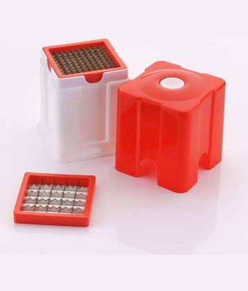FIT4CHEF Potato Chipser Red Virgin Plastic Mannual Chopper 0 ml ( Pack of 1 )