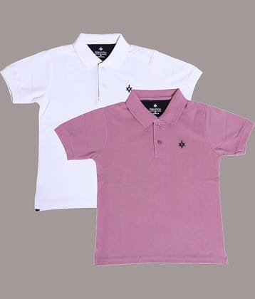 NEUVIN Pack of 1 Boys Cotton Blend Polo T-Shirt ( Multi Color )