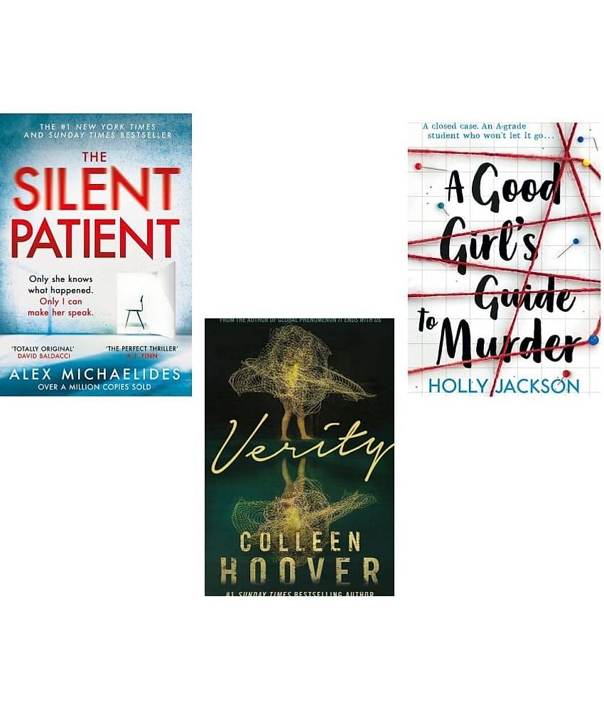 Combo of The Silent Patient Verity and The Good Girl's Guide to Murder