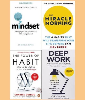MindSet + Miracle Morning + The Power of Habit + DeepWork