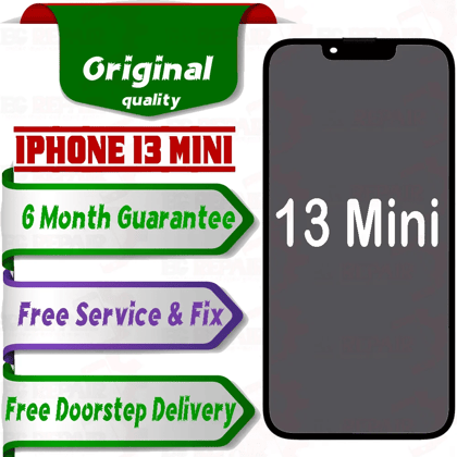 Apple iPhone 13 Mini  (display glass combo folder) Mobile Display LCD Screen With Touch. White