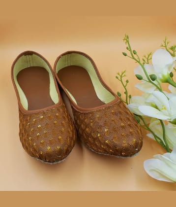 Anjaneya Creations Brown Ethnic Footwear