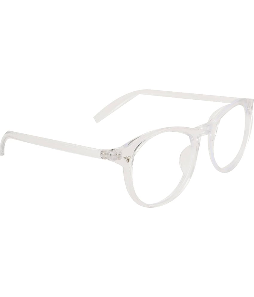 Bayberry White Oval Sunglasses ( Pack of 1 )