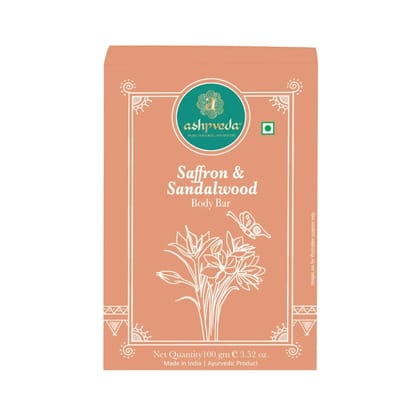 ashpveda Sandalwood & Saffron Bathing Soap ashpveda Sandalwood & Saffron Bathing Soap