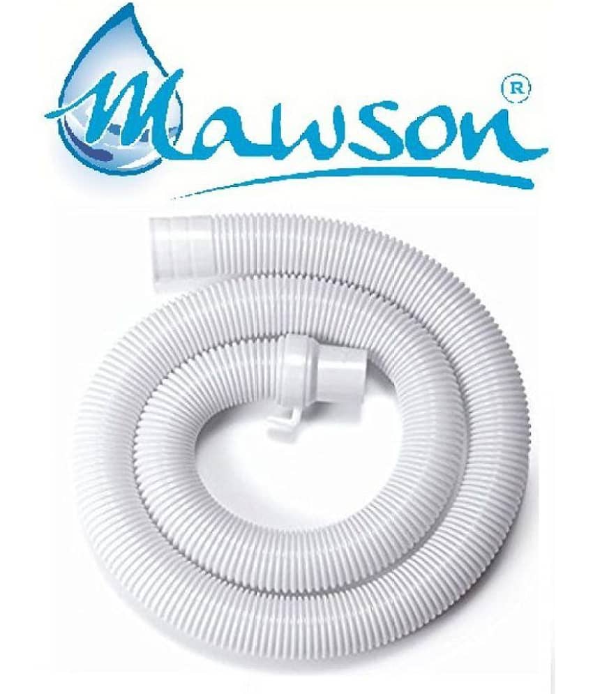 MAWSON Plastic Univarsal 5Mtr Washing Machine  Outlet  Pipe - White