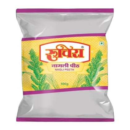 Ruchira Nagli Peeth (Ragi Flour) (500g) | Calcium & Iron Rich | For Bhakris & Porridge