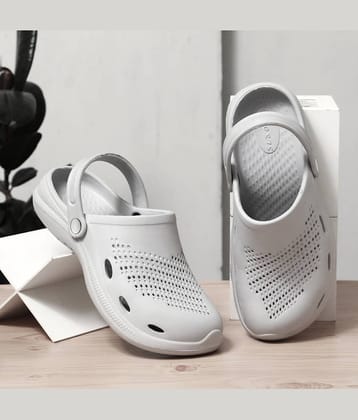 TR - Grey Men's Clogs
