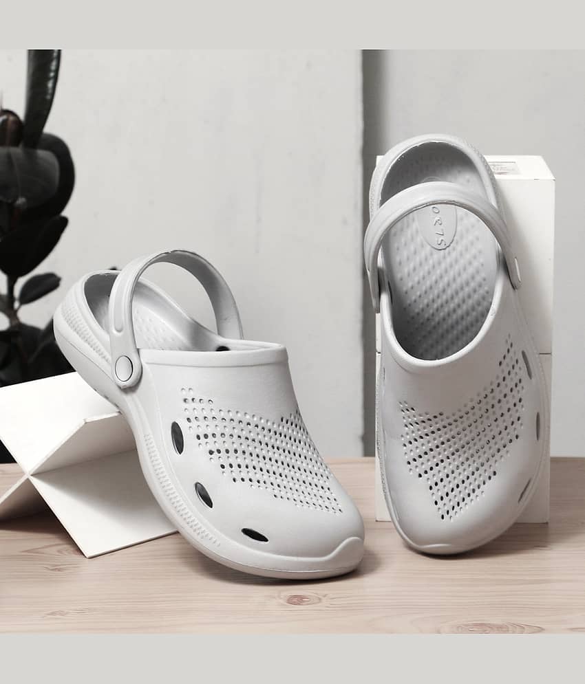 TR - Grey Men's Clogs