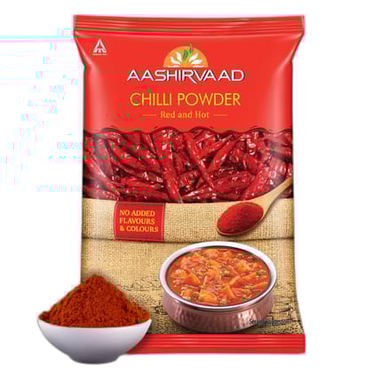 Aashirvaad Chilli Powder, 200g Pack, Red Hot Chilli Powder with No Added Flavours and Colours